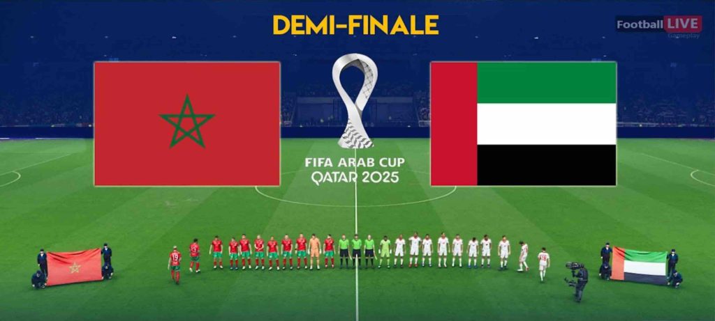 Coupe arabe: demi-finale Maroc-Émirats arabes unis