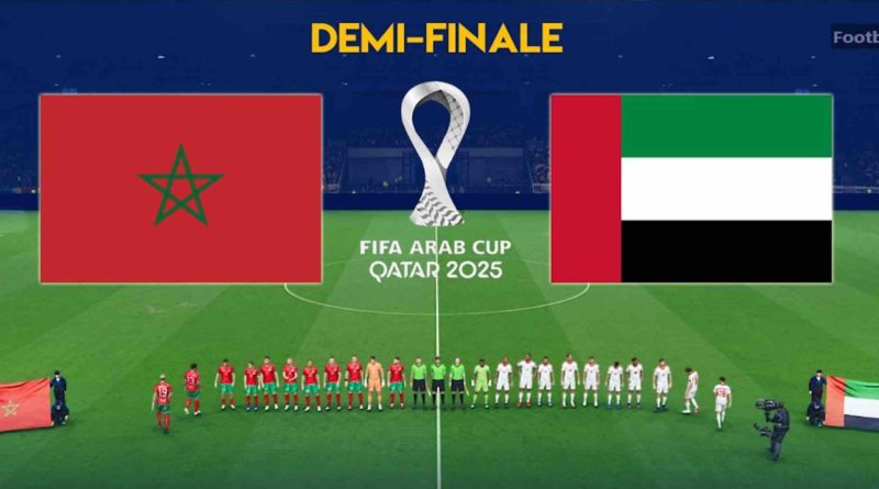 Coupe arabe: demi-finale Maroc-Émirats arabes unis