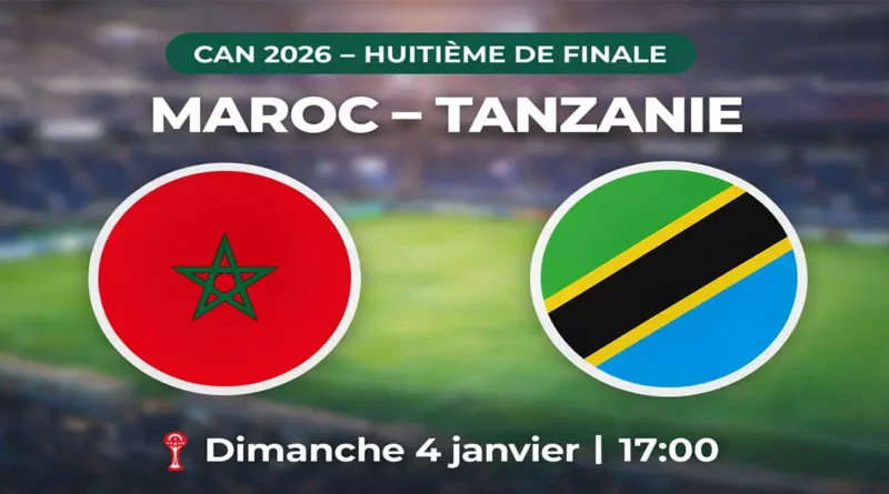 CAN-2025 Maroc Tanzanie Morocco Tanzania