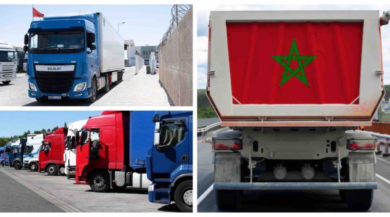 Camion transport camions Maroc