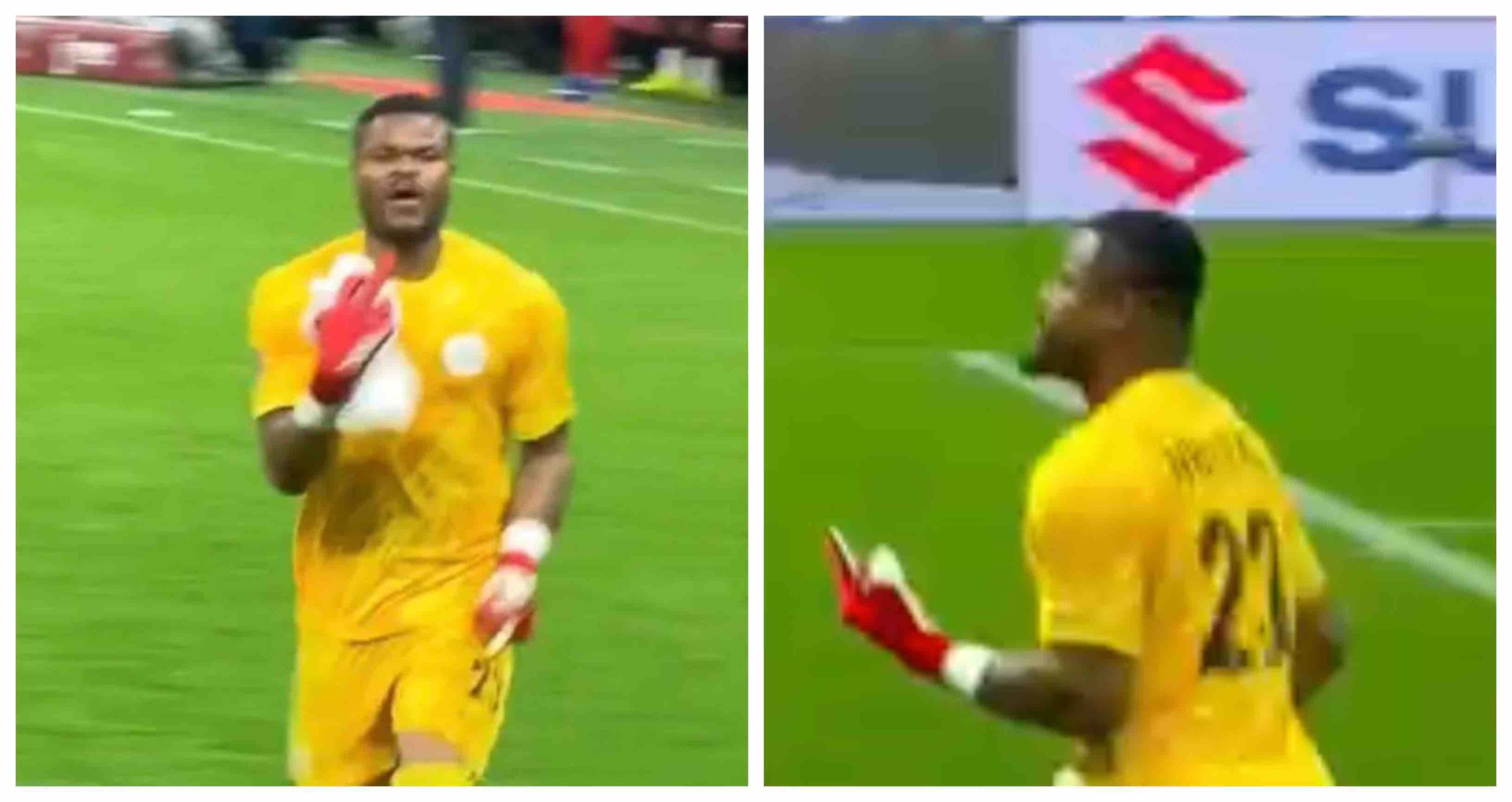 Le gardien du Nigeria, Stanley Nwabali, sous enquête après un doigt d'honneur contre le public marocain