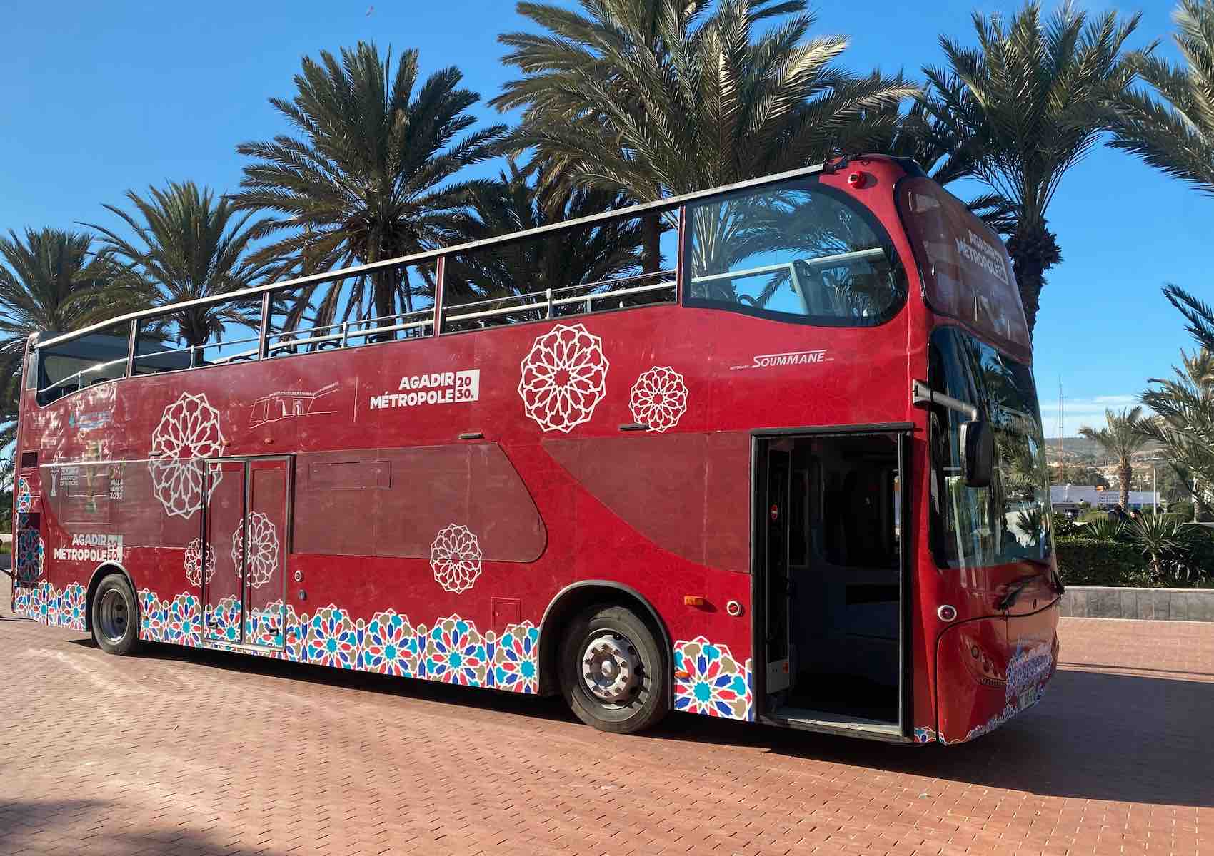Des nouveaux bus touristiques à ciel ouvert à Agadir