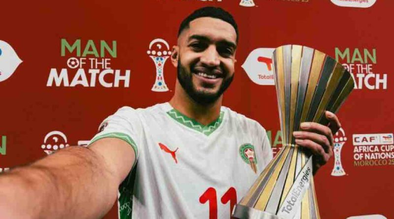 Ismaël Saibari homme du match Maroc Cameroun