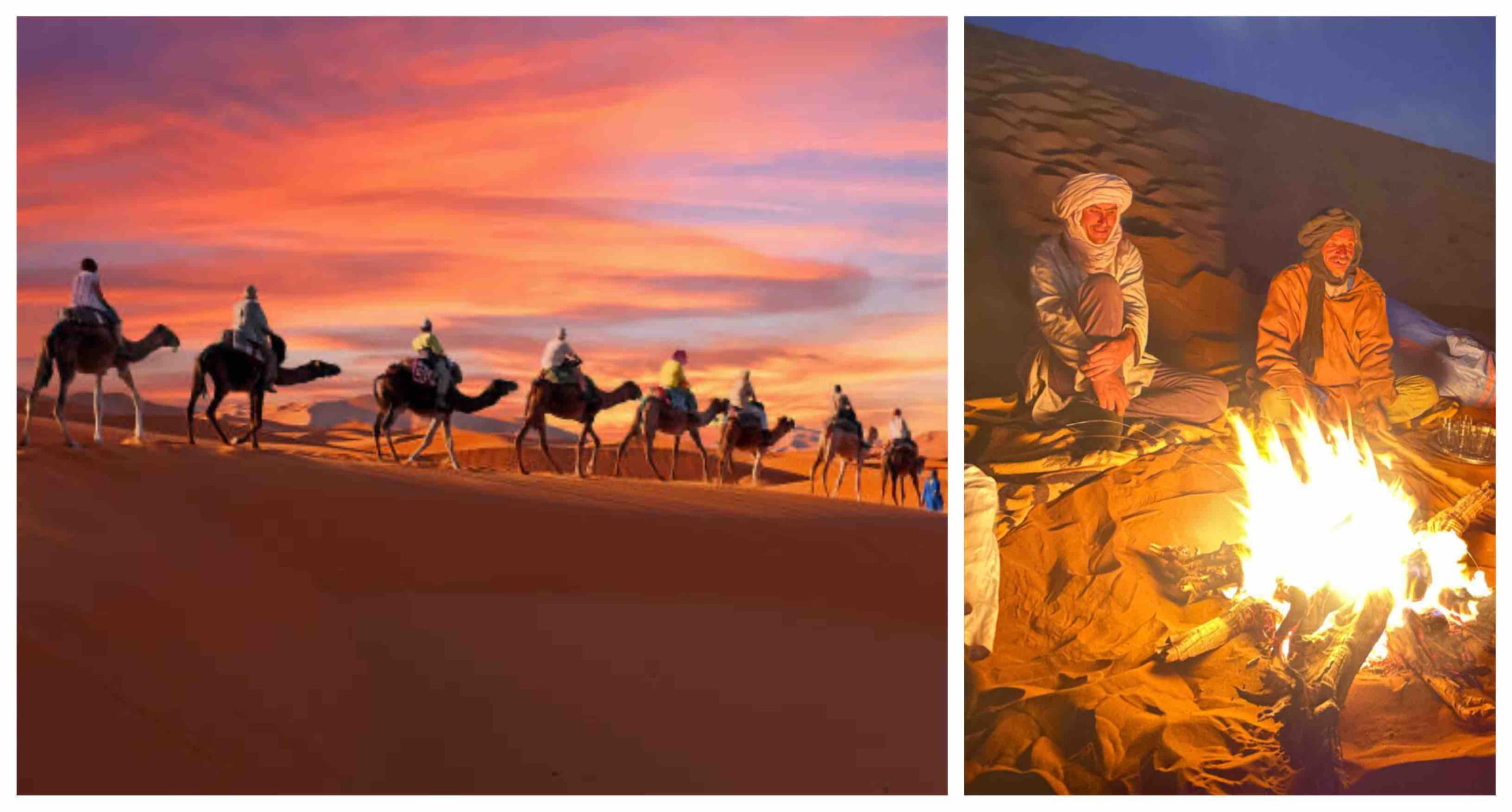 Maroc randonnées caravane Sahara marocain