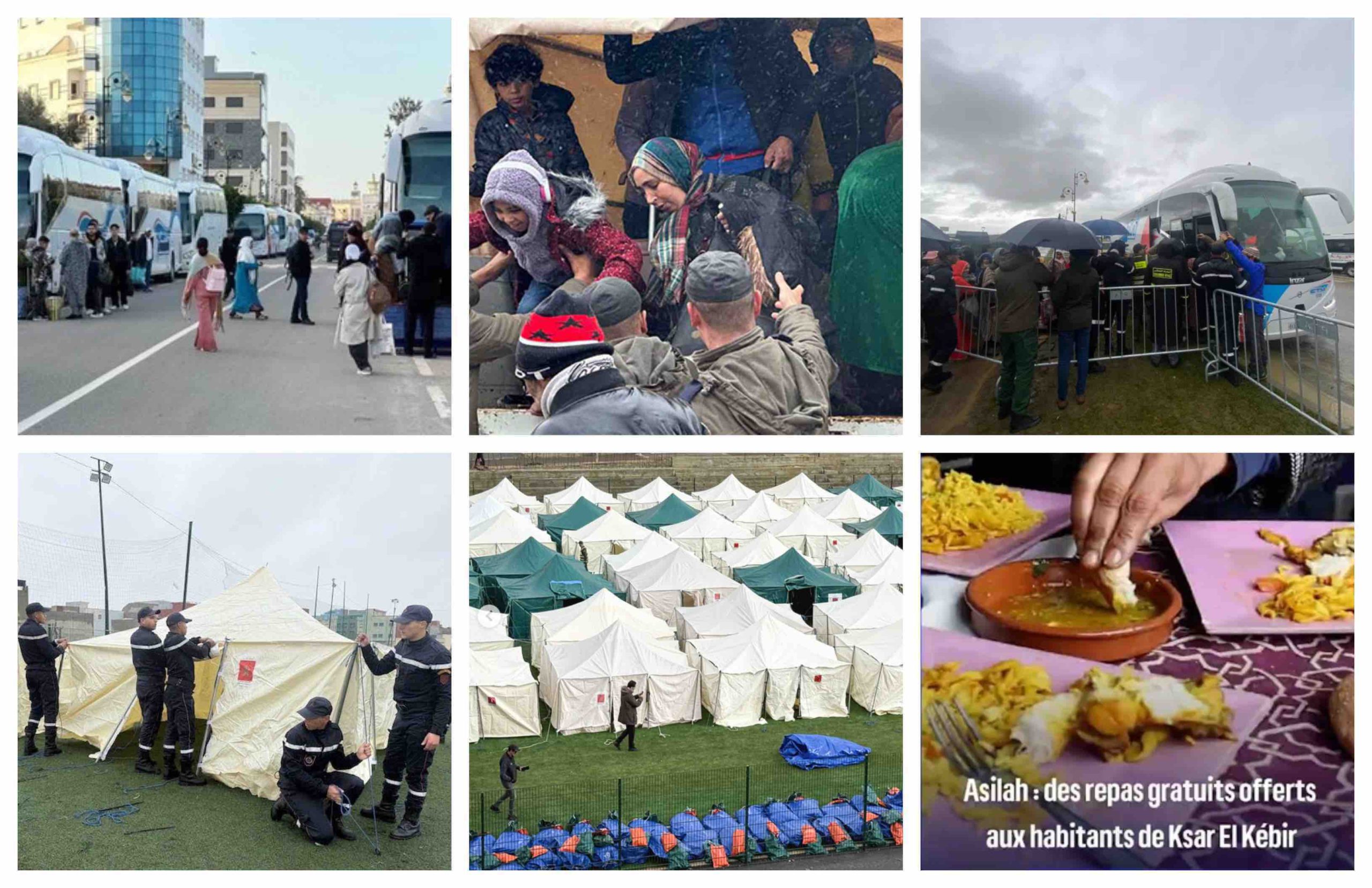 inondations nord du Maroc Ksar El Kébir 2026 solidarité mobilisation